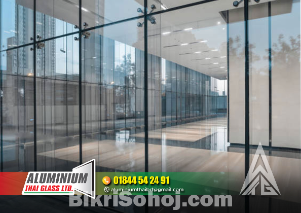 Cutting Wall Glass Spider Glass Partition Euro